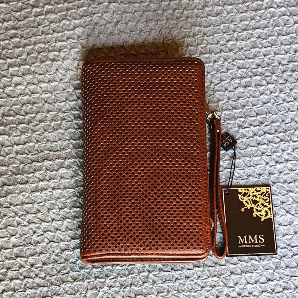 MMS Design Studio Brown Leather Wallet